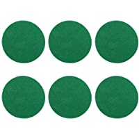 Los mejores  - Perfeclan 6 Piezas Air Hockey Table Felt Pushers Pastillas De Fieltro De Repuesto Verde